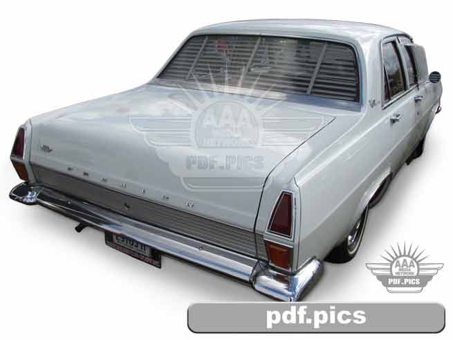 HR Holden Sedan Rear Drivers Side View
