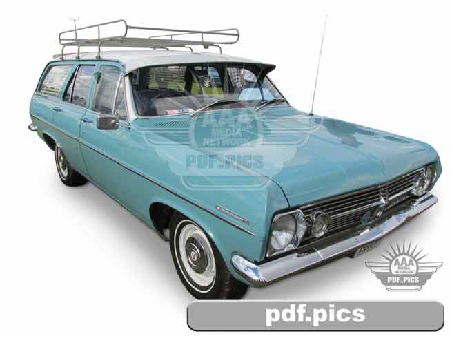 HR Holden Station Wagon Front Drivers Side View