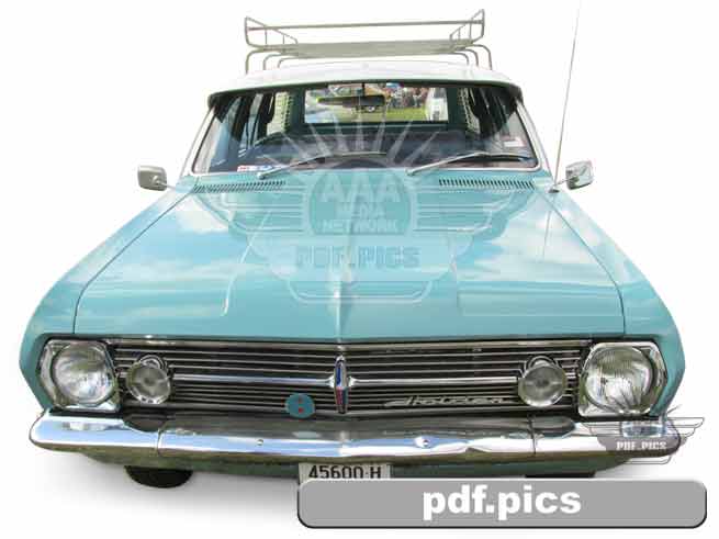 HR Holden Station Wagon Front View
