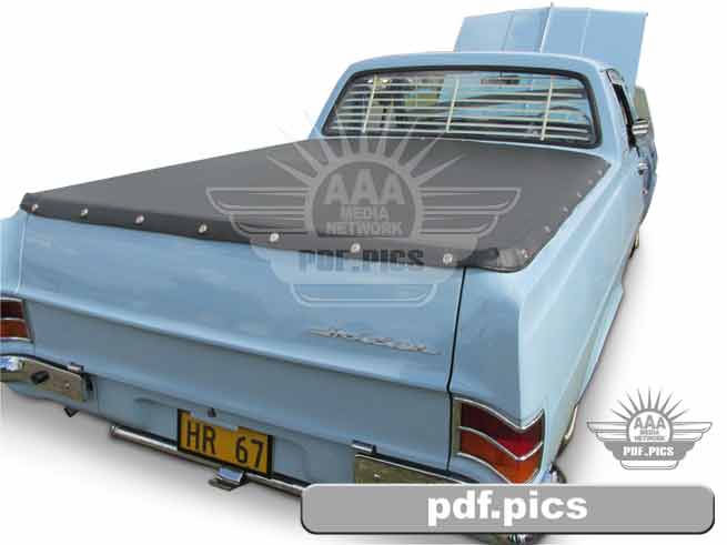 HR Holden Ute Rear Drivers Side View