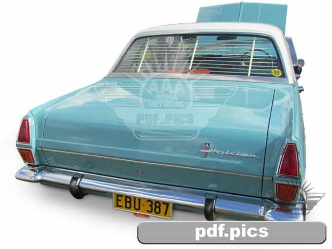 HR Holden Sedan Rear View