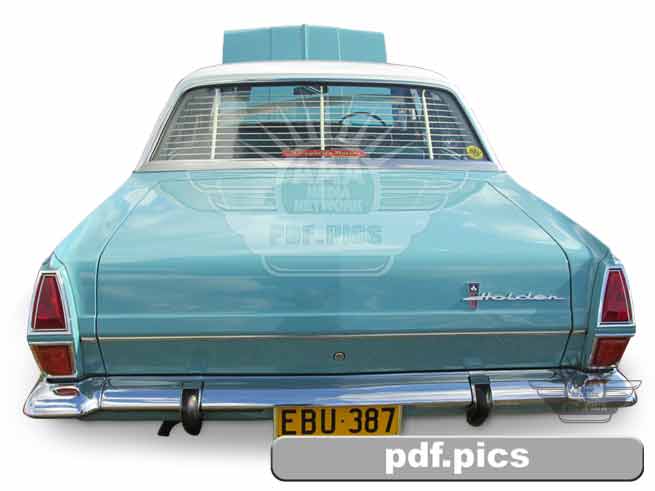 HR Holden Sedan Rear View
