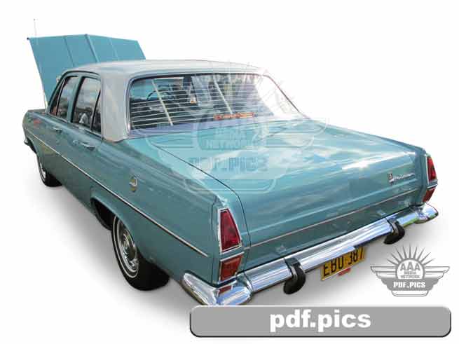 HR Holden Sedan Rear Passenger Side View