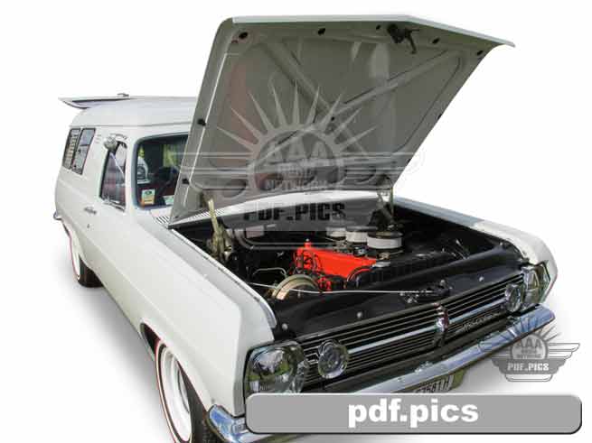 HR Holden Panel Van Front Drivers Side View