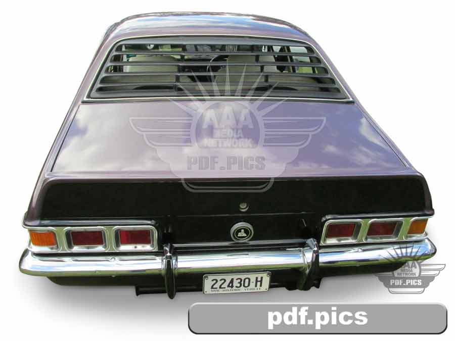LJ Torana Sedan Rear View
