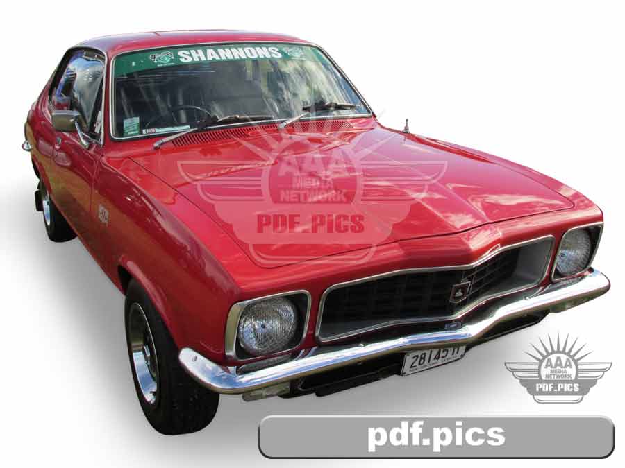 LJ Torana Coupe Front Drivers Side View