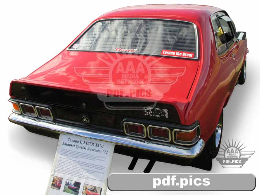 LJ Torana Coupe Rear Drivers Side View