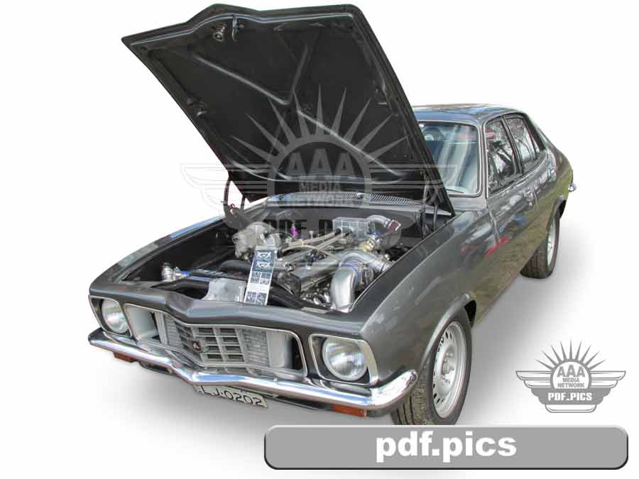 LJ Torana Sedan Front Passenger Side View