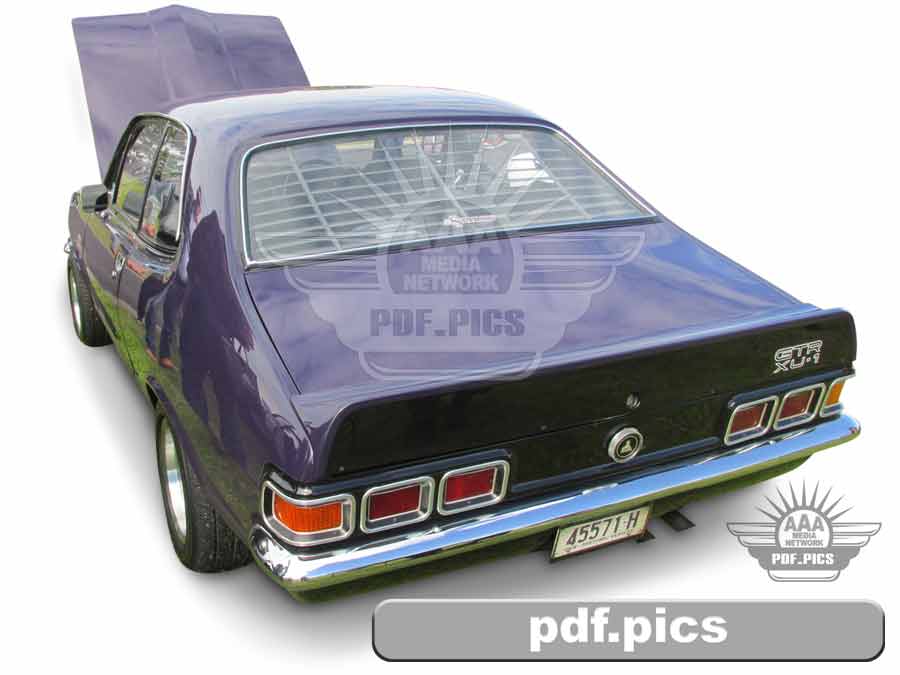 LJ Torana Coupe Rear Passenger Side View