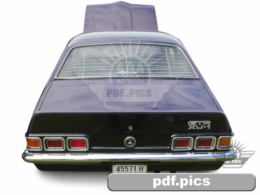 LJ Torana Coupe Rear View