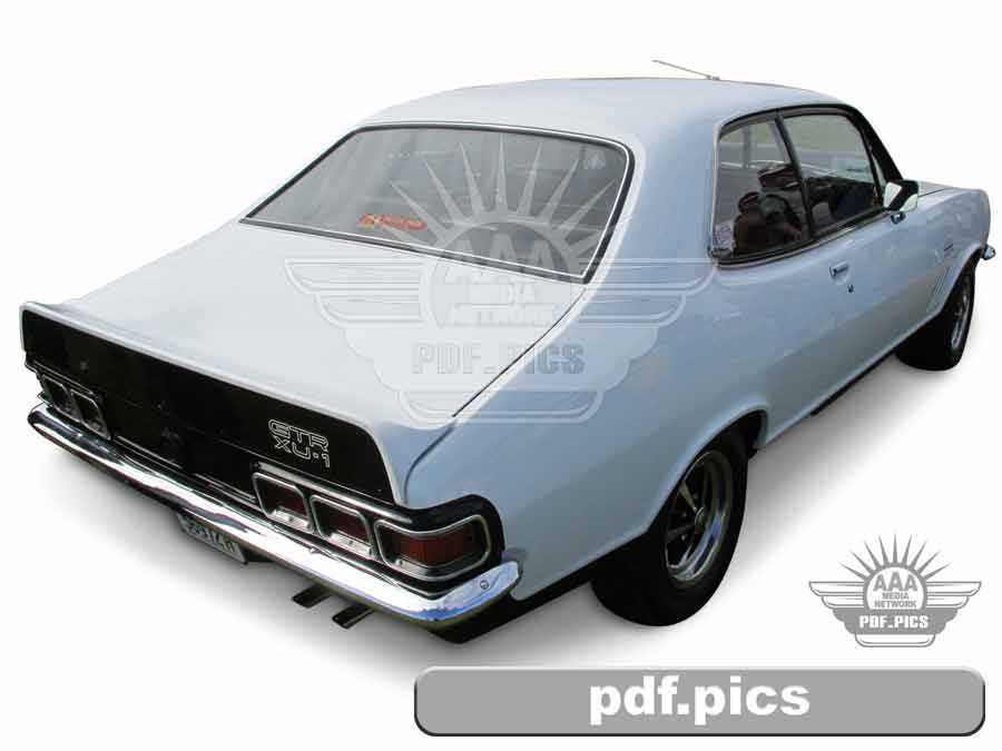 LJ Torana Coupe Rear Drivers Side View