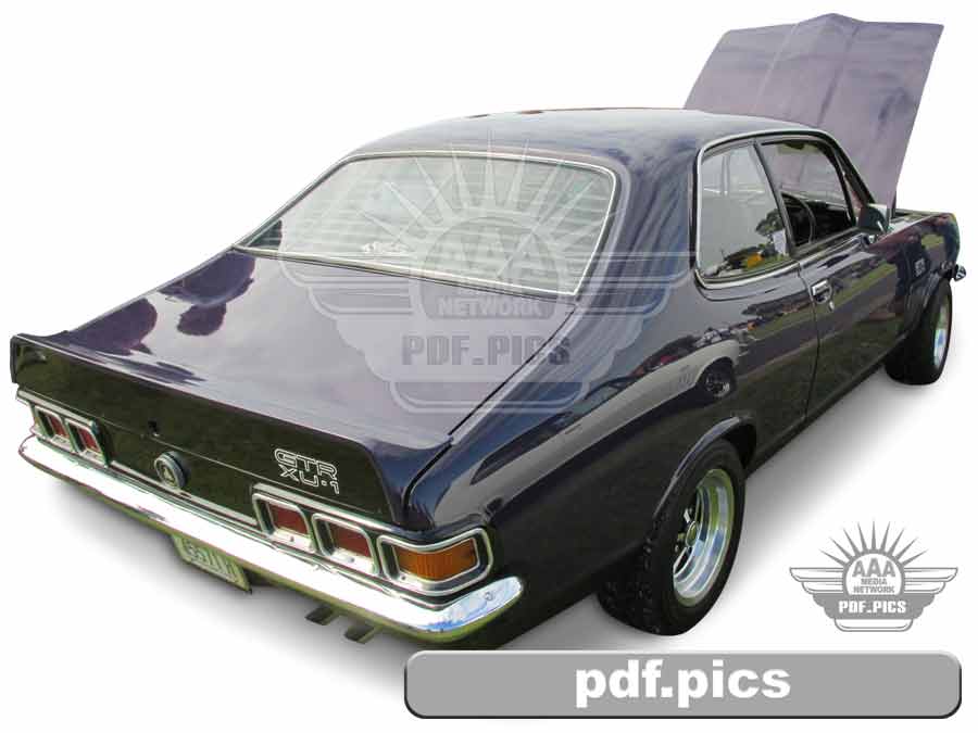 LJ Torana Coupe Rear Drivers Side View