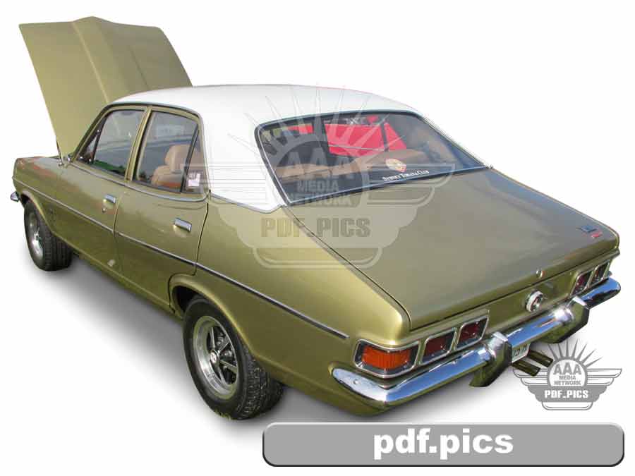 LJ Torana Sedan Rear Passenger Side View