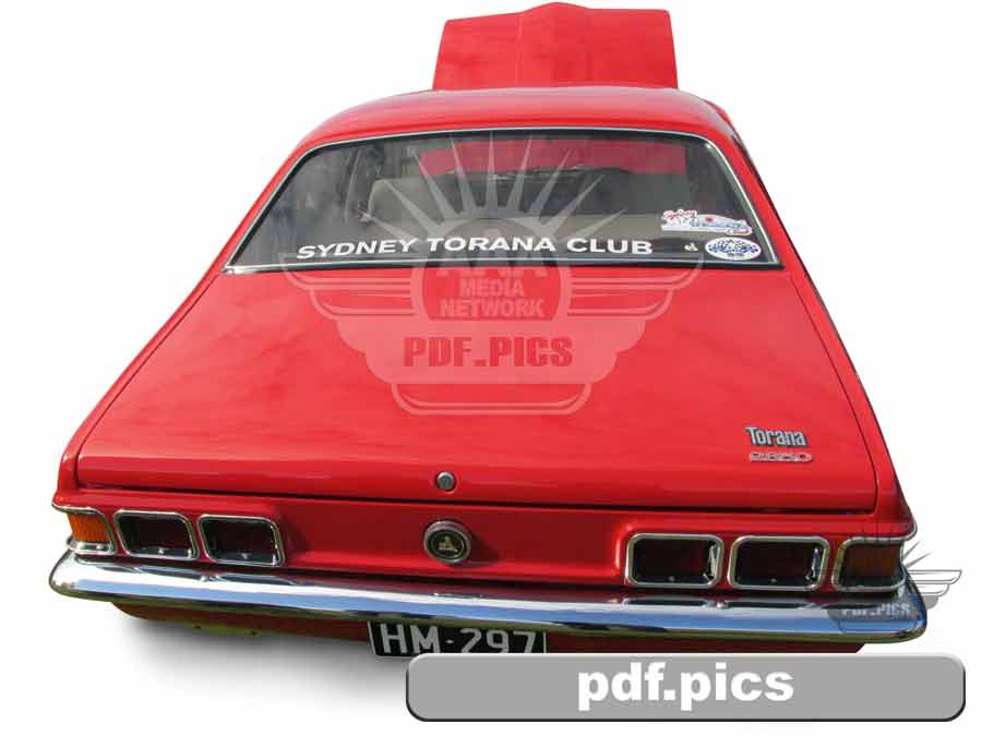LJ Torana Sedan Rear View