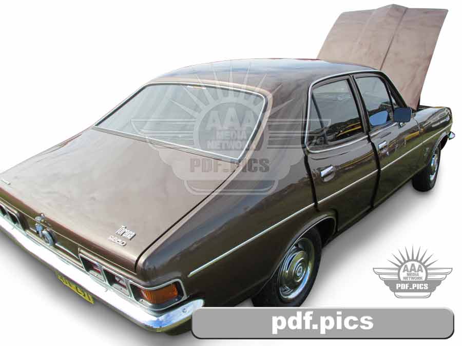 LJ Torana Sedan Rear Drivers Side View