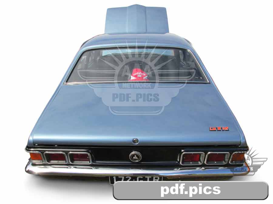 LJ Torana Coupe Rear View
