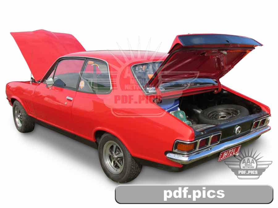 LJ Torana Coupe Rear Passenger Side View