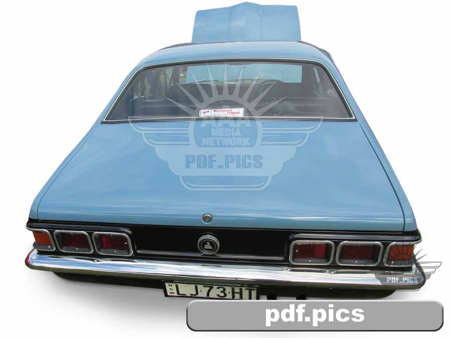 LJ Torana Coupe Rear View