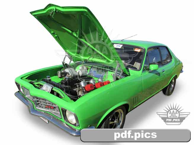 LJ Torana Coupe Front Passenger Side View