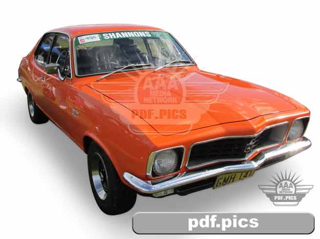 LJ Torana Coupe Front Drivers Side View
