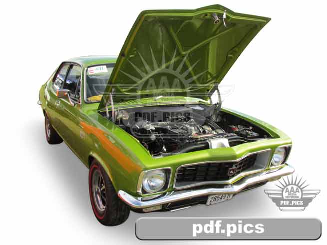 LJ Torana Coupe Front Drivers Side View