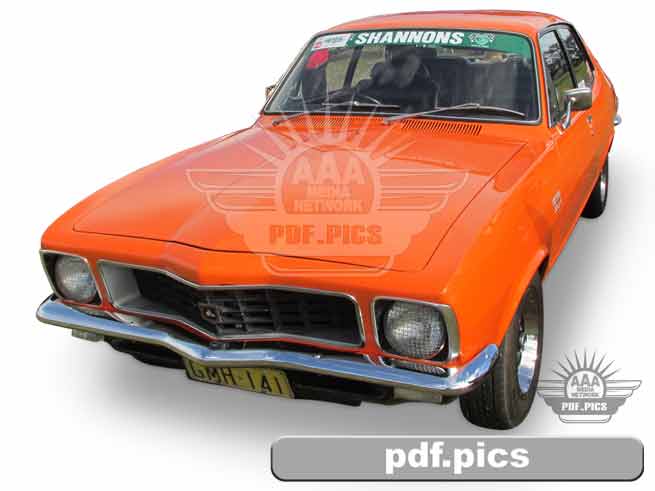 LJ Torana Coupe Front Passenger Side View