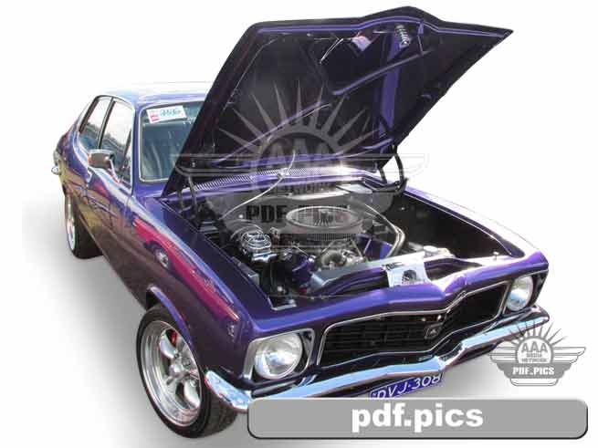 LJ Torana Coupe Front Drivers Side View