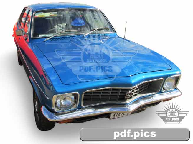 LJ Torana Sedan Front Drivers Side View