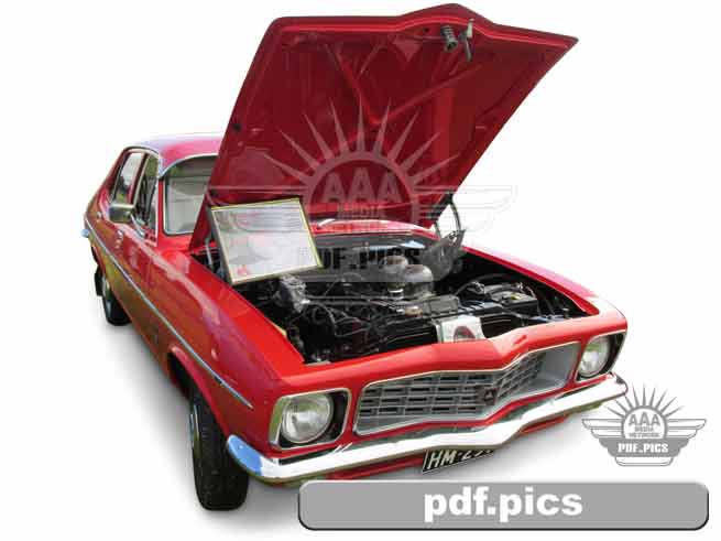 LJ Torana Sedan Front Drivers Side View