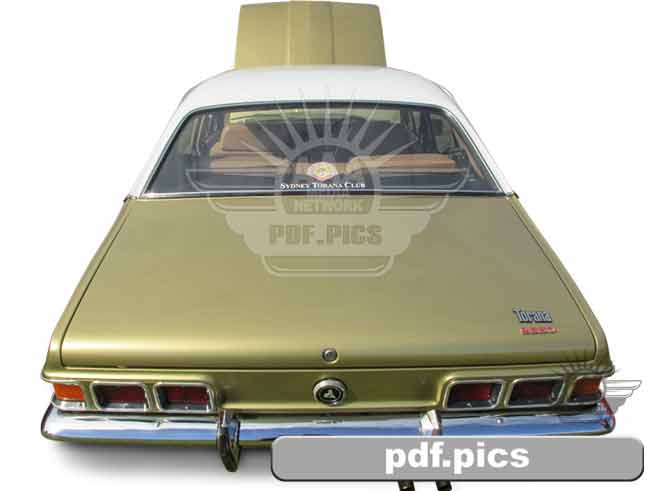 LJ Torana Sedan Rear View