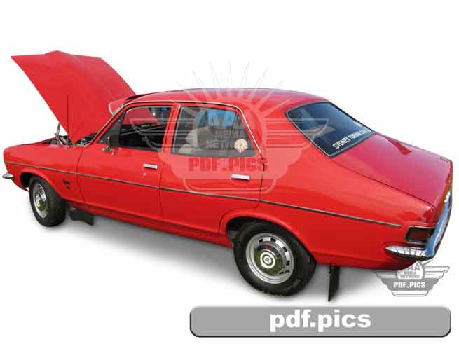 LJ Torana Sedan Rear Passenger Side View