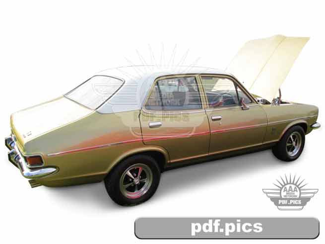 LJ Torana Sedan Rear Drivers Side View