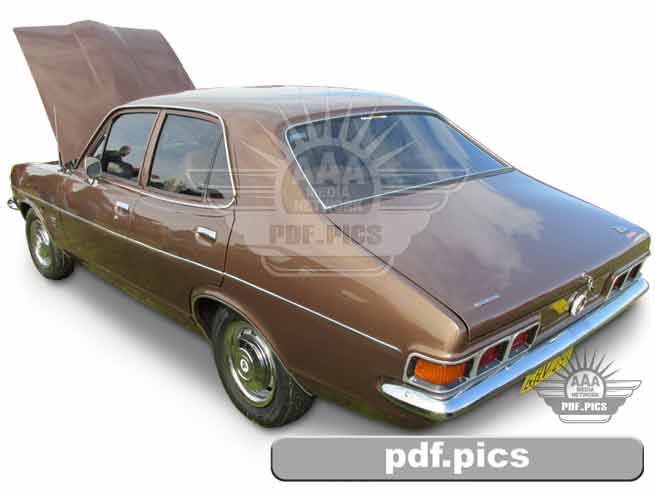 LJ Torana Sedan Rear Passenger Side View