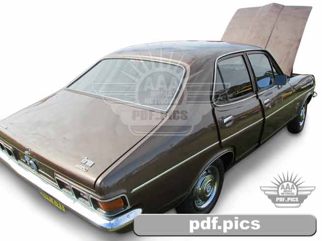 LJ Torana Sedan Rear Drivers Side View