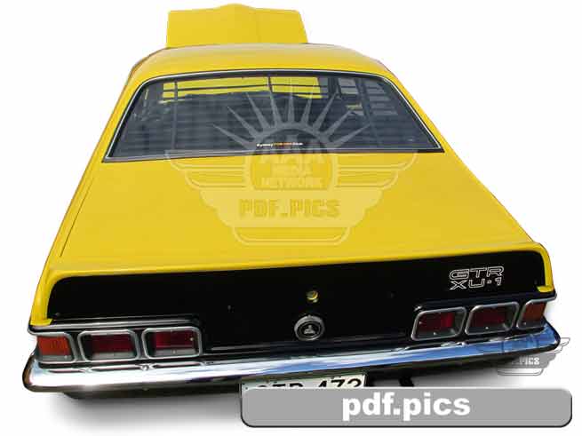 LJ Torana Coupe Rear View