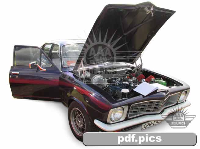 LJ Torana Sedan Front Drivers Side View