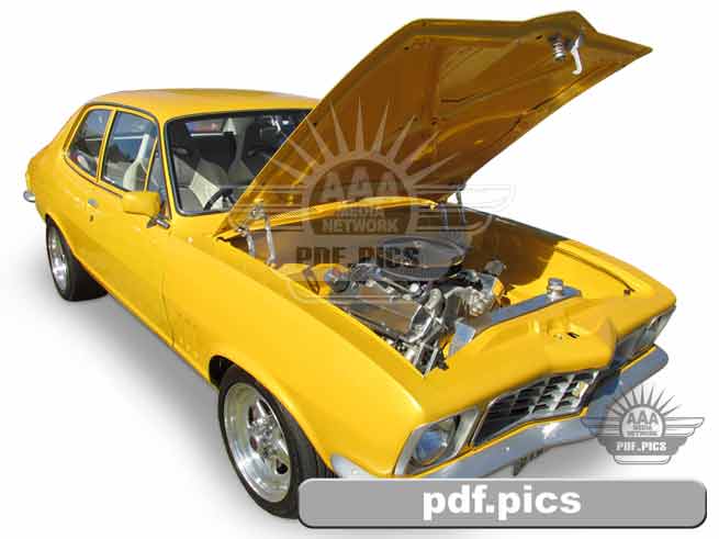 LJ Torana Coupe Front Drivers Side View
