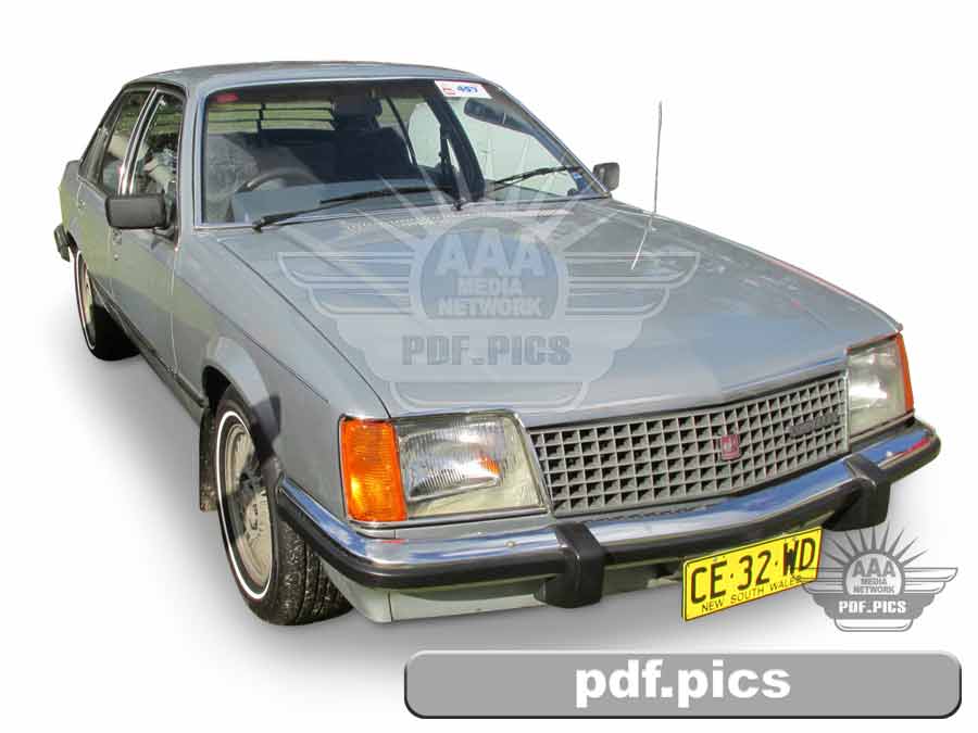 VC Commodore Sedan Front Drivers Side View