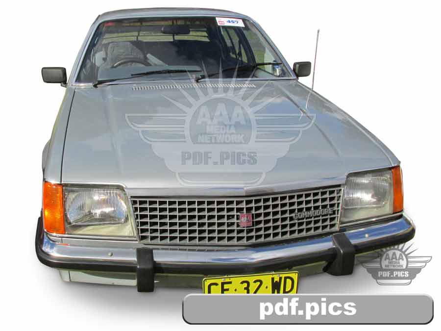 VC Commodore Sedan Front View