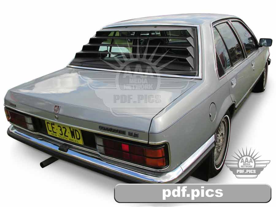 VC Commodore Sedan Rear Drivers Side View
