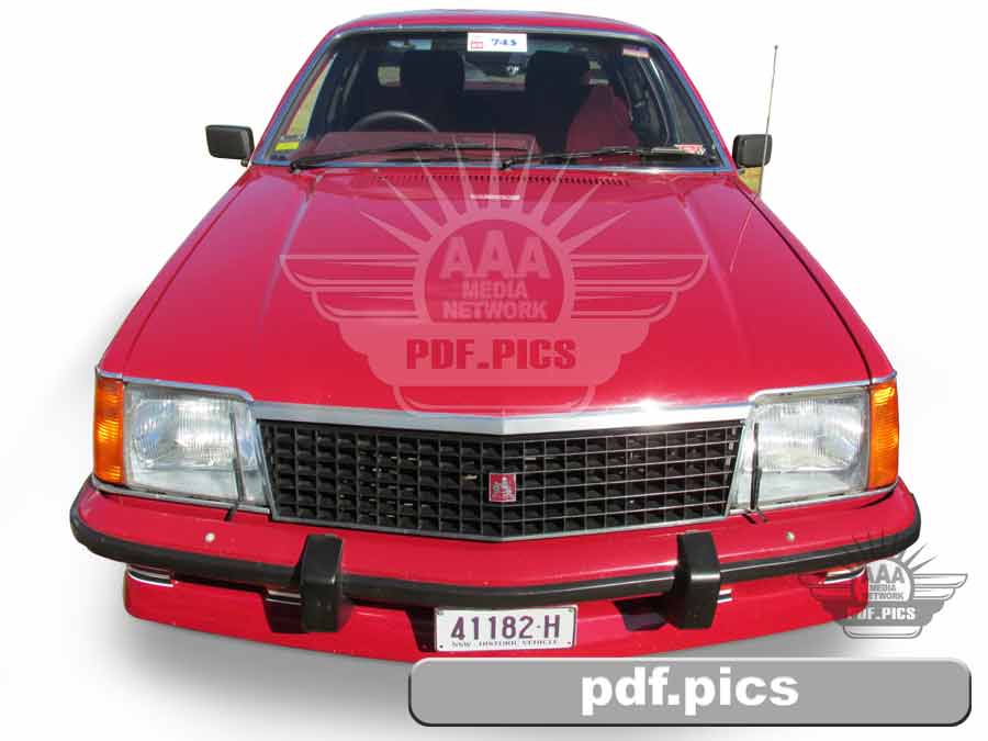 VC Commodore Sedan Front View
