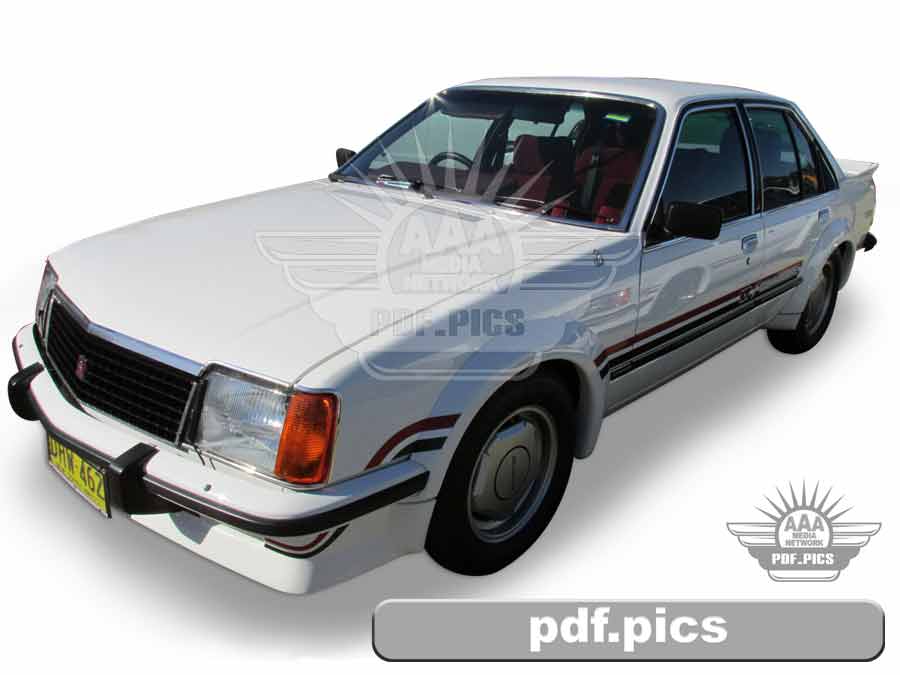 VC Commodore Sedan Front Passenger Side View
