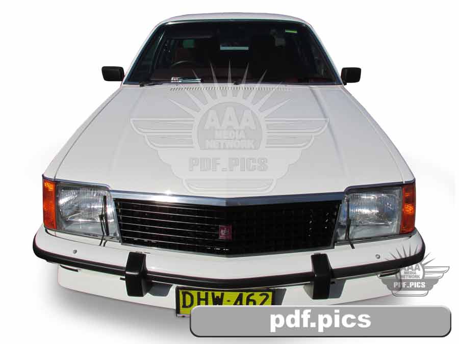VC Commodore Sedan Front View
