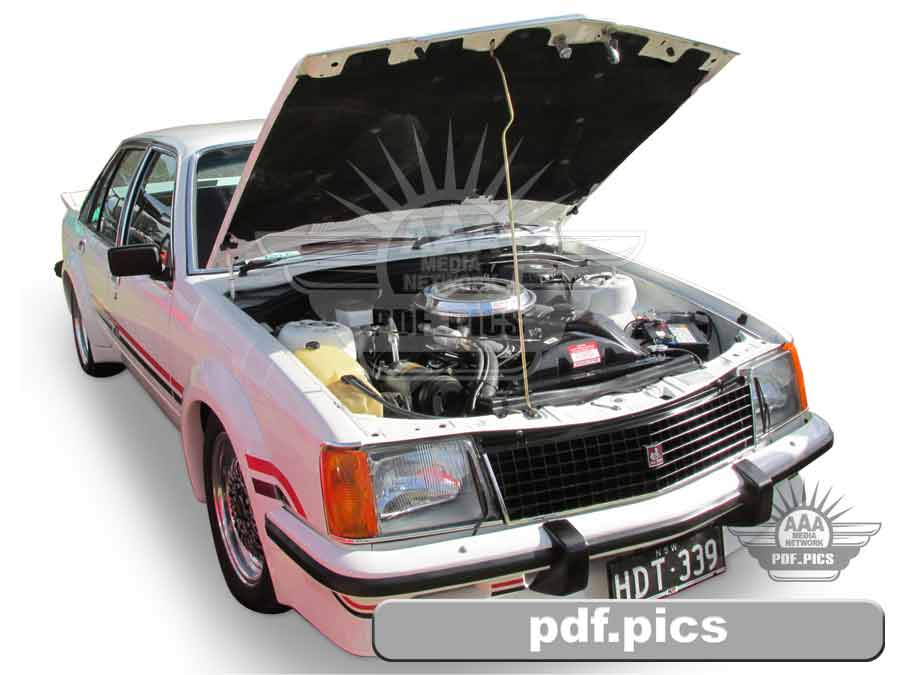 VC Commodore Sedan Front Drivers Side View