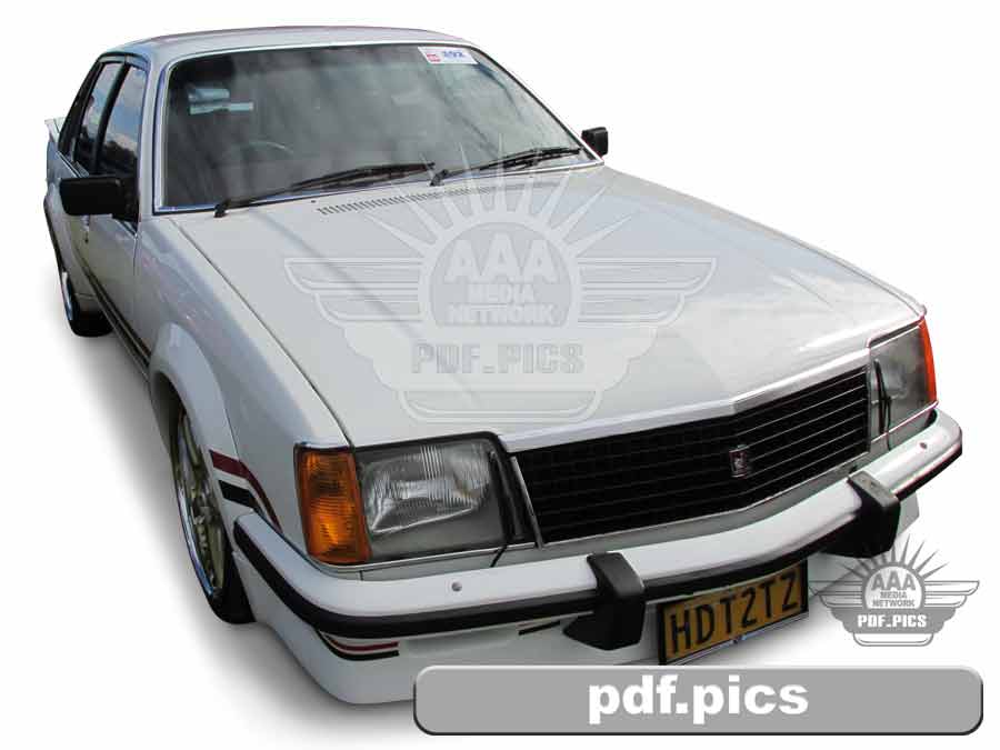 VC Commodore Sedan Front Drivers Side View
