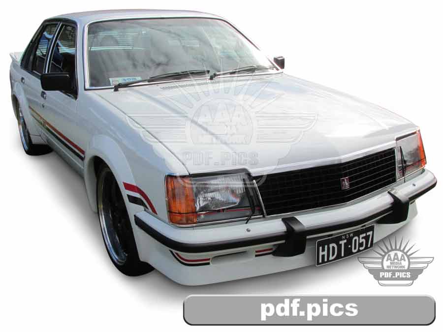 VC Commodore Sedan Front Drivers Side View
