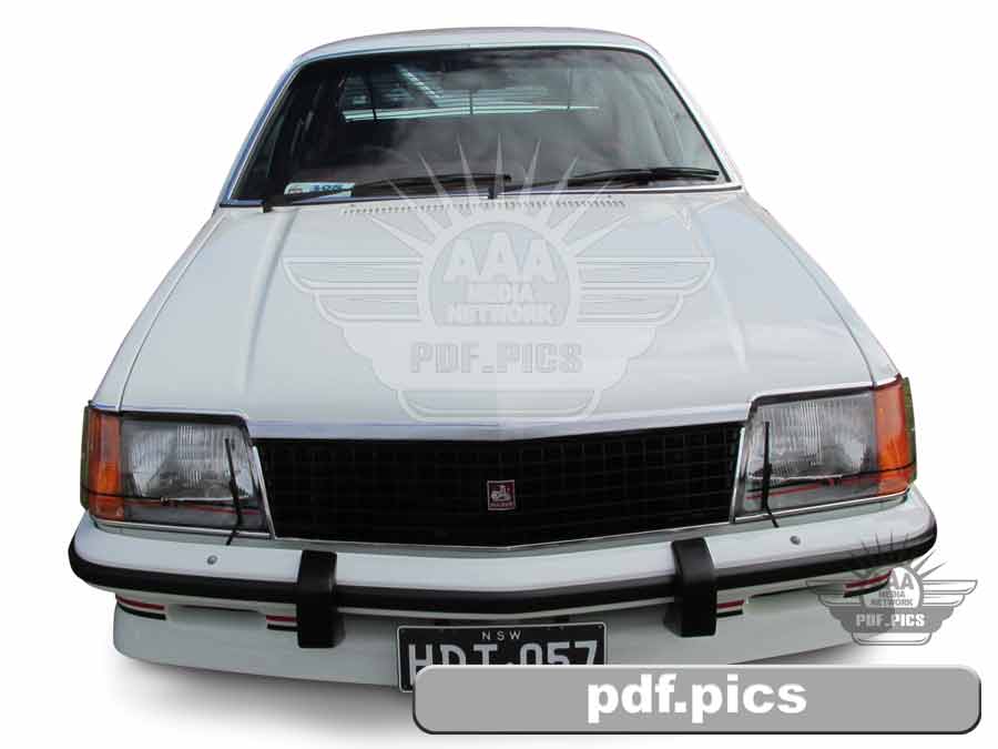 VC Commodore Sedan Front View