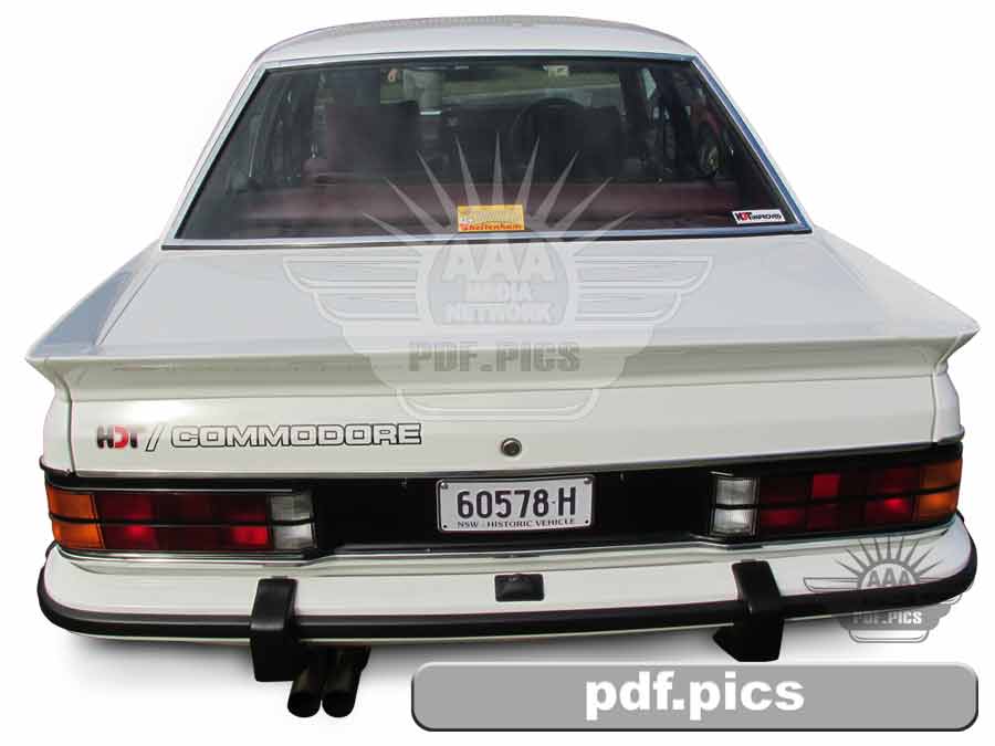 VC Commodore Sedan Rear View