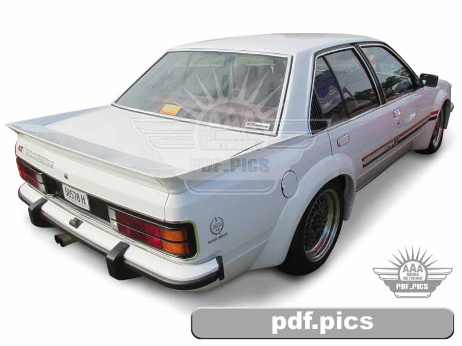 VC Commodore Sedan Rear Drivers Side View