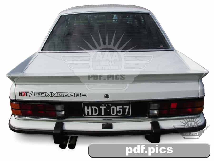 VC Commodore Sedan Rear View